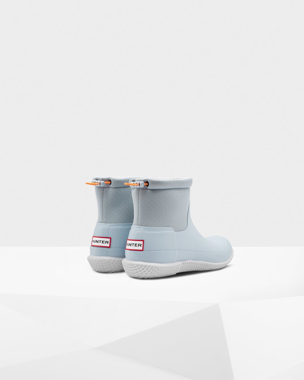 Women Hunter Original Short Mesh Boots | Sneakers Grey/Blue | NZ-70169-ICLF